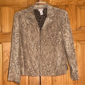 NWOT Vintage Renaissance Long Sleeve Top Jacket Blazer Size L